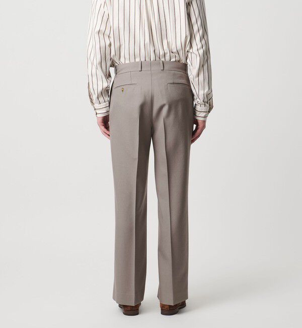 UNITED ARROWS「セーラーサージ ワイドストレート スラックス」|スラックス|