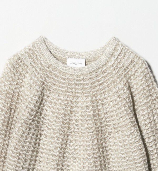 UNITED ARROWS「カラーミックス インレイド ニット」|ニット・セーター|