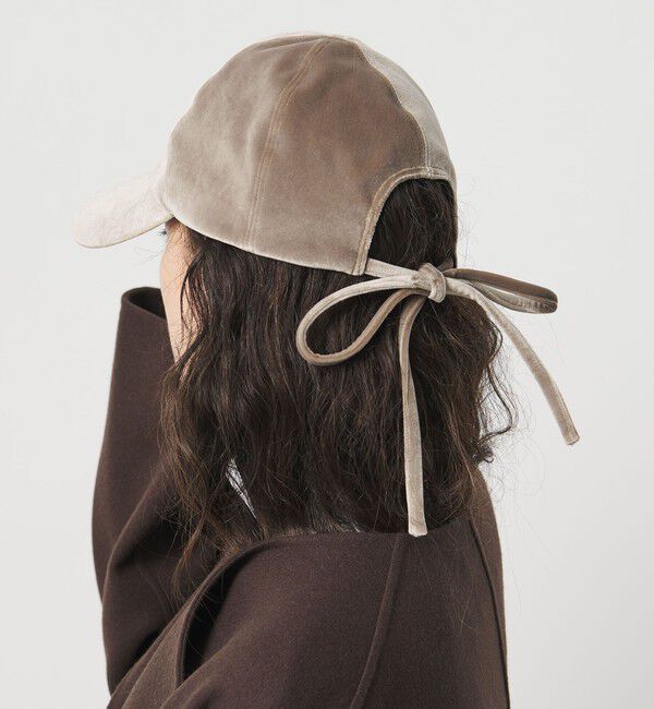 UNITED ARROWS「VVN バックリボンキャップ UV」|キャップ・キャスケット|BEIGE