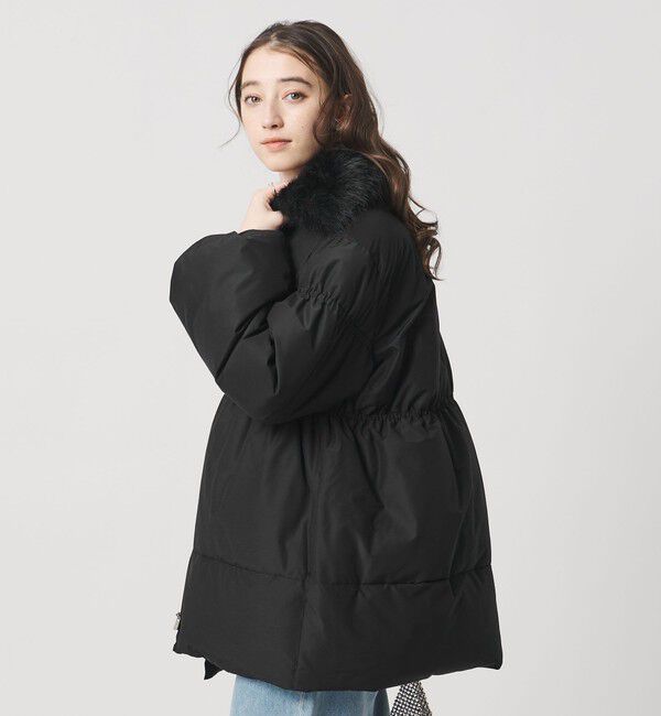 UNITED ARROWS「ペプラム ミドル ダウンコート」|ダウン|