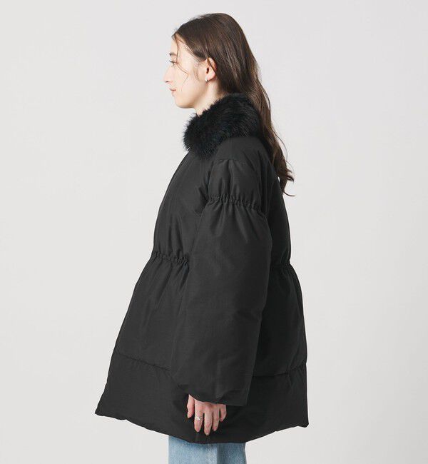 UNITED ARROWS「ペプラム ミドル ダウンコート」|ダウン|