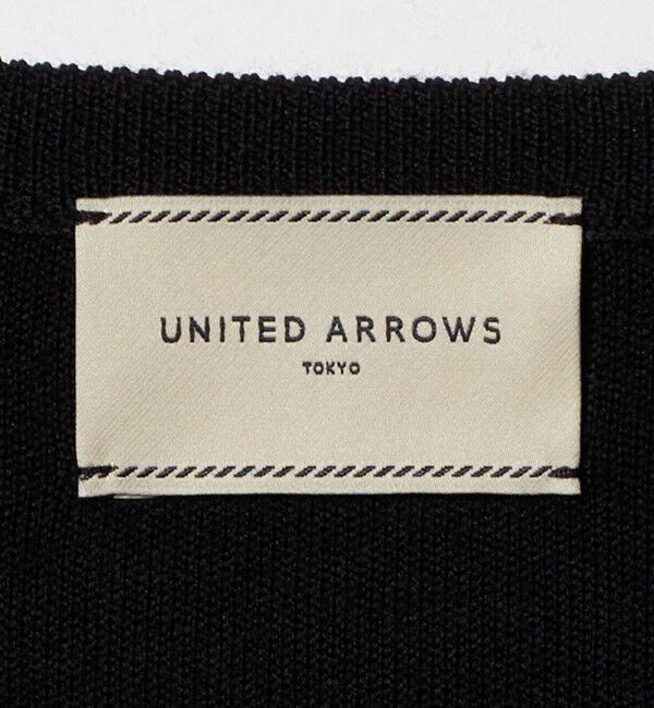 UNITED ARROWS「フリル ビジュー ニット」|ニット・セーター|