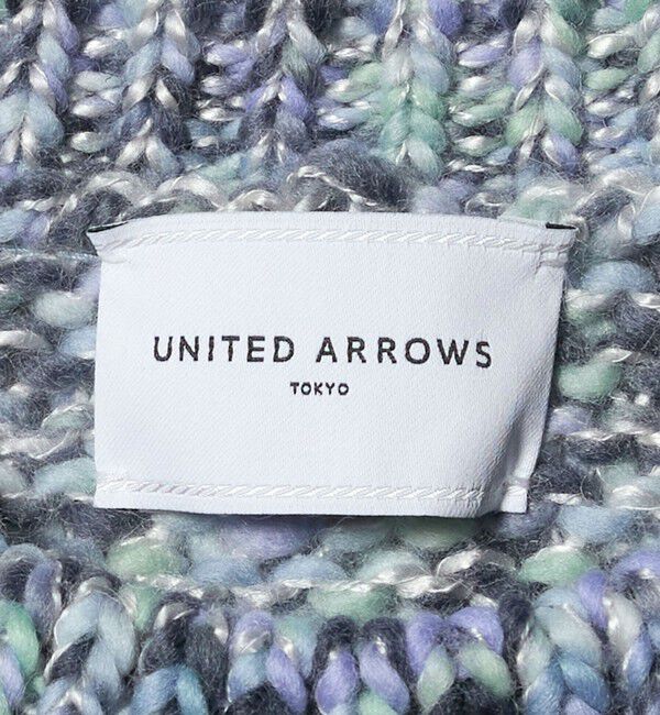UNITED ARROWS「ミックスカラー ハーフスリーブニット」|ニット・セーター|