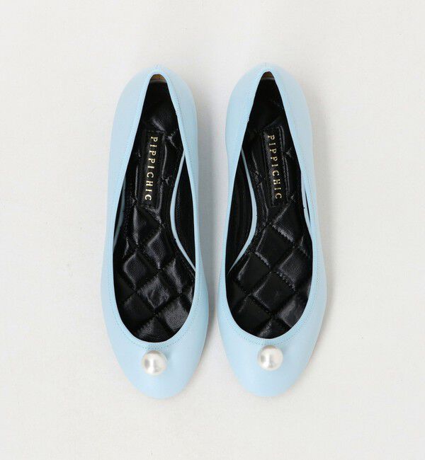 UNITED ARROWS「＜PIPPICHIC＞CHUCHU F/PRL フラットシューズ」|バレエシューズ|LT.BLUE