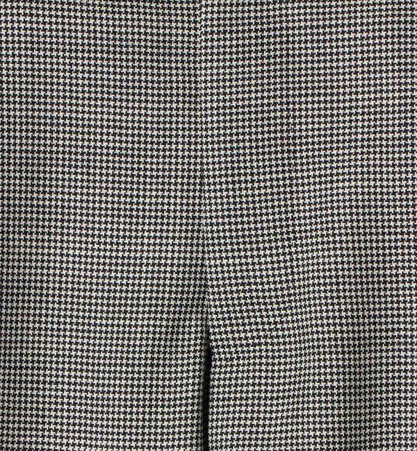 UNITED ARROWS「ハウンドトゥース  サイドアジャスター １プリーツ スラックス」|スラックス|