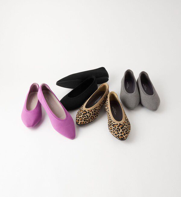 UNITED ARROWS green label relaxing「ウェルネス ニット フラットシューズ -撥水・ウォッシャブル-」|ローファー|