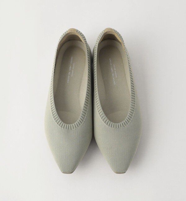 UNITED ARROWS green label relaxing「ウェルネス ニット フラットシューズ -撥水・ウォッシャブル-」|ローファー|