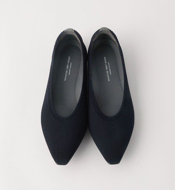 UNITED ARROWS green label relaxing「ウェルネス ニット フラットシューズ -撥水・ウォッシャブル-」|ローファー|