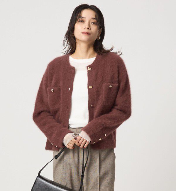 UNITED ARROWS green label relaxing「デイリーエリートカーデ」|カーディガン|MD.BROWN