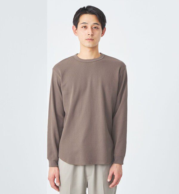 UNITED ARROWS green label relaxing「ドライワッフル クルーネック Tシャツ -吸水速乾-」|Tシャツ・カットソー|