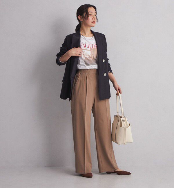 UNITED ARROWS green label relaxing「【WEB限定】＜at ease＞フォトプリント ロングスリーブ Tシャツ」|Tシャツ・カットソー|