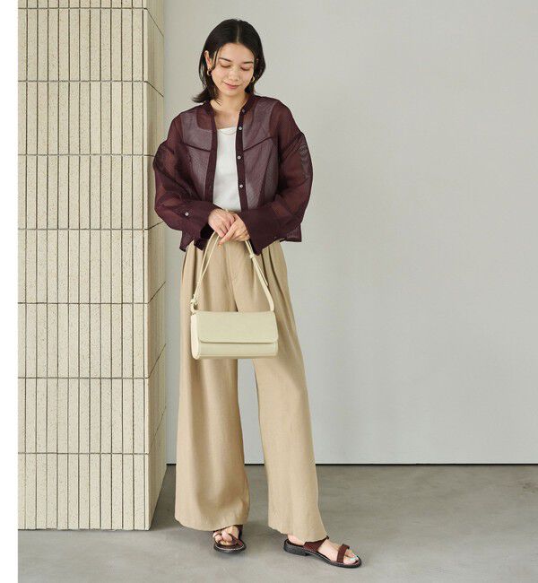 UNITED ARROWS green label relaxing「シアー コードレーン シャツ」|シャツ・ブラウス|