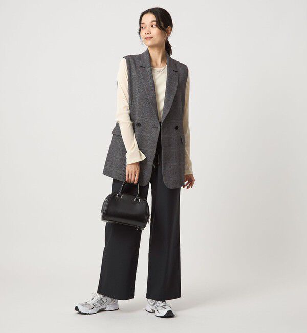 UNITED ARROWS green label relaxing「ツイードライク ジレ マシンウォッシャブル 帯電防止」|ベスト・ジレ|