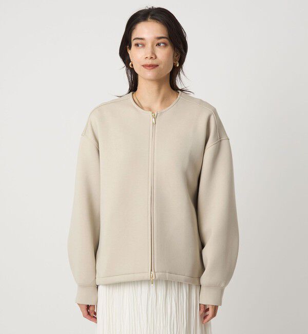 UNITED ARROWS green label relaxing「ダンボール ノーカラー ブルゾン」|ブルゾン・スタジャン|