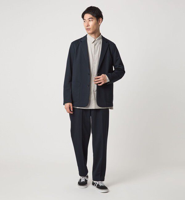 UNITED ARROWS green label relaxing「ポリエステル トリコット リラックス ジャケット」|テーラードジャケット|