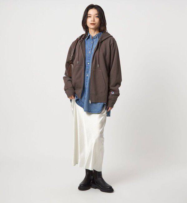 UNITED ARROWS green label relaxing「【別注】＜Champion＞フード ジップ パーカー」|パーカー|
