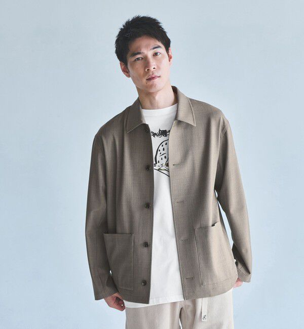 UNITED ARROWS green label relaxing「TW サージ カバーオール -ストレッチ-」|ブルゾン・スタジャン|その他1