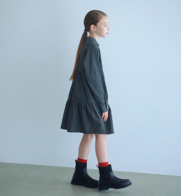 UNITED ARROWS green label relaxing「デニム ティアード チュニック ワンピ / キッズ  100cm-160cm」|チュニック|