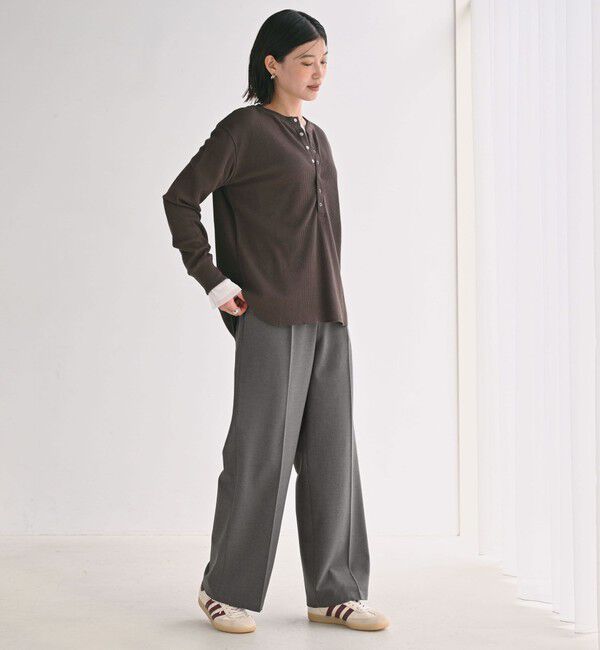 UNITED ARROWS green label relaxing「【WEB限定】＜at ease＞オルマイ ワイド パンツ マシンウォッシャブル ストレッチ 帯電防止」|その他|