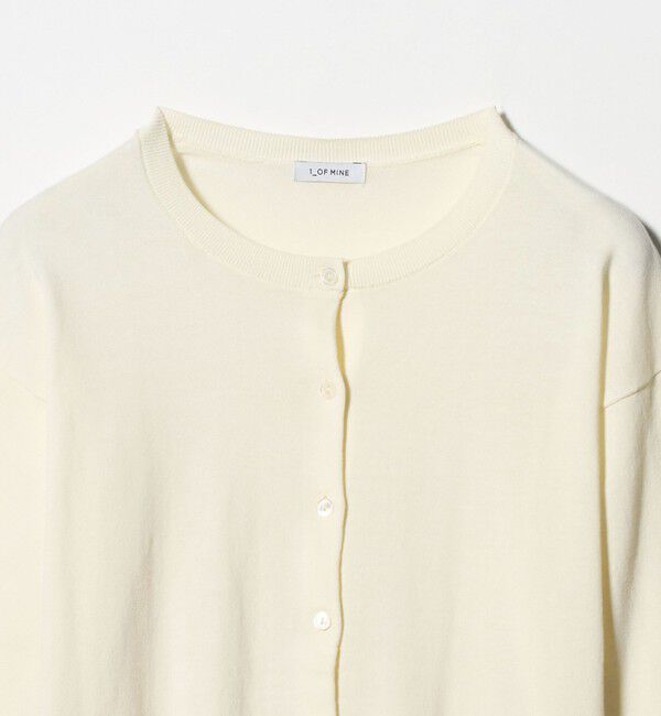 UNITED ARROWS green label relaxing「＜1_OF MINE＞クルーネック ニット カーディガン マシンウォッシャブル」|カーディガン|