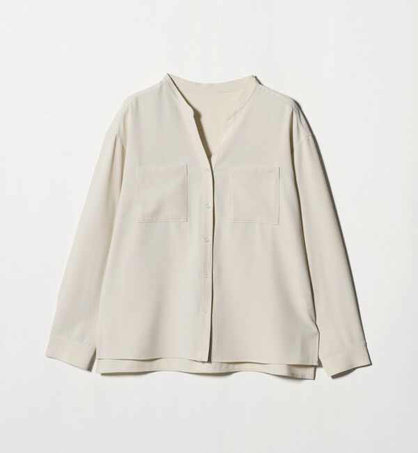 UNITED ARROWS green label relaxing「スキッパー ポケット ロングスリーブ シャツ マシンウォッシャブル」|シャツ・ブラウス|