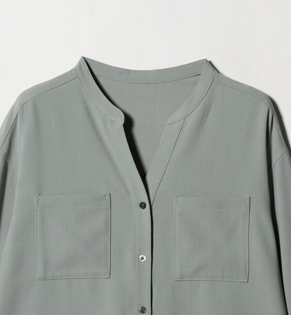 UNITED ARROWS green label relaxing「スキッパー ポケット ロングスリーブ シャツ マシンウォッシャブル」|シャツ・ブラウス|