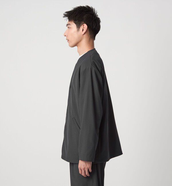 UNITED ARROWS green label relaxing「FREELITCH ノーカラー カーディガン -ストレッチ-」|カーディガン|