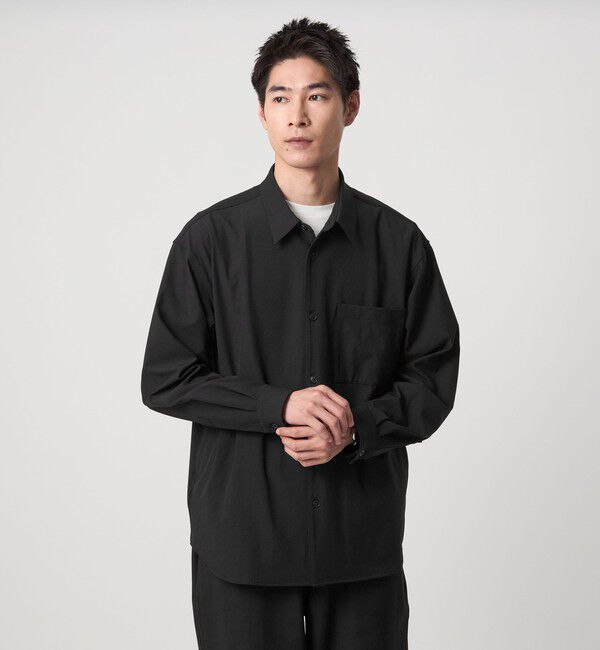 UNITED ARROWS green label relaxing「FREELITCH ボックス レギュラーカラー シャツ -ストレッチ-」|シャツ・ブラウス|