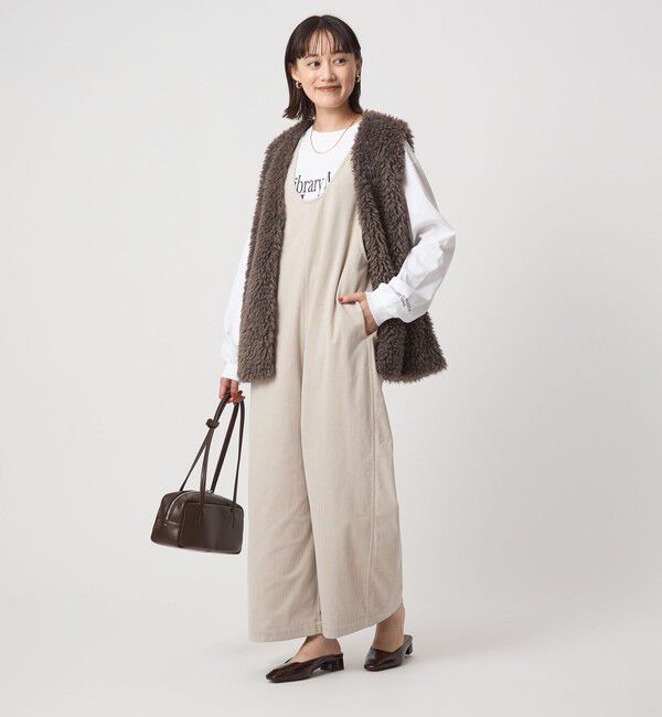 UNITED ARROWS green label relaxing「オルマイ コール ジャージー オールインワン マシンウォッシャブル ストレッチ」|オールインワン|