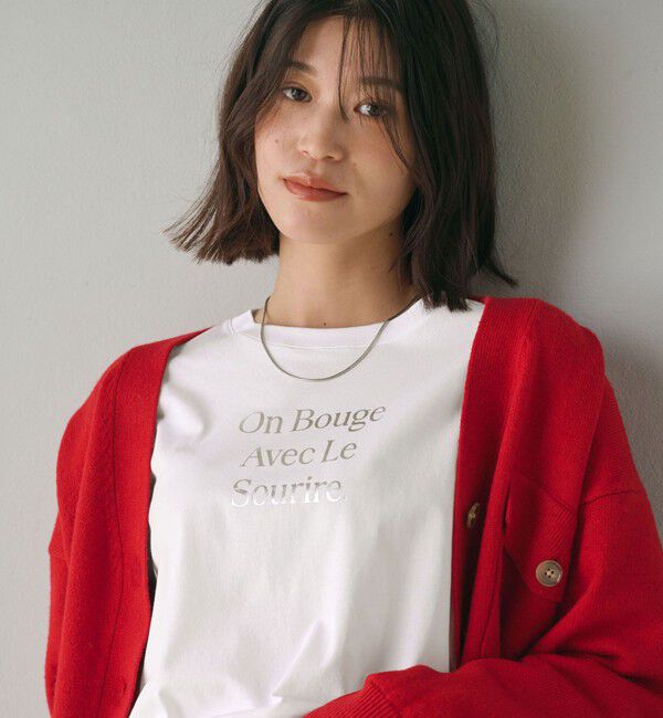 UNITED ARROWS green label relaxing「【WEB限定】＜at ease＞グラフィック ロングスリーブ Tシャツ」|Tシャツ・カットソー|