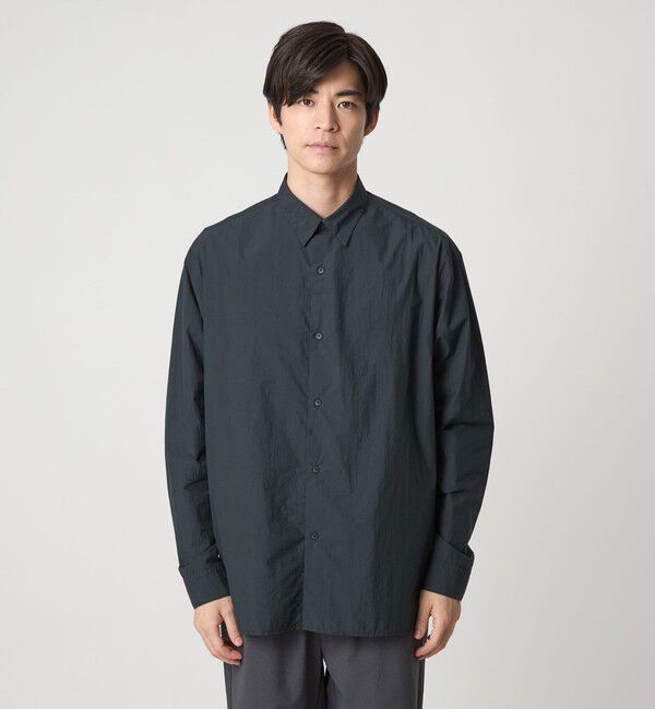 UNITED ARROWS green label relaxing「ナイロン コットン スクエア シャツ」|シャツ・ブラウス|