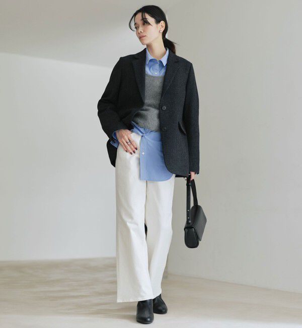 UNITED ARROWS green label relaxing「［size SHORTあり］ウーリー テーラード ジャケット」|テーラードジャケット|