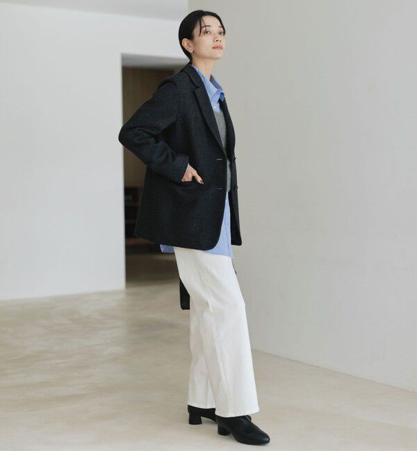 UNITED ARROWS green label relaxing「［size SHORTあり］ウーリー テーラード ジャケット」|テーラードジャケット|