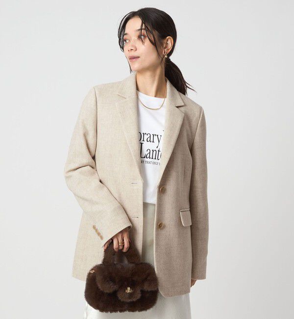 UNITED ARROWS green label relaxing「［size SHORTあり］ウーリー テーラード ジャケット」|テーラードジャケット|