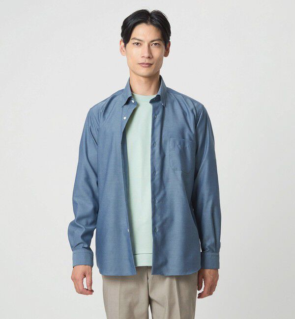 UNITED ARROWS green label relaxing「L/A ポンチ ビズ クルーネック カットソー -抗菌-」|Tシャツ・カットソー|