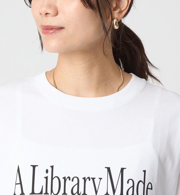 UNITED ARROWS green label relaxing「ブックストア ロゴ ロングスリーブ Tシャツ」|Tシャツ・カットソー|