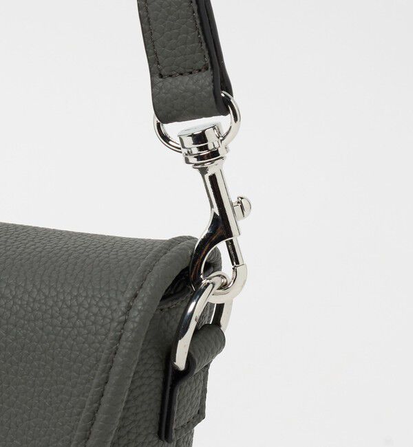 UNITED ARROWS green label relaxing「シボ レザーライク フラップ ショルダーバッグ」|ショルダー・メッセンジャー|