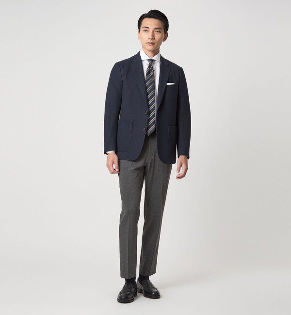 UNITED ARROWS green label relaxing「ECOPET(R) ハニカムジャージ 2B ジャケット -ウォッシャブル-」|テーラードジャケット|