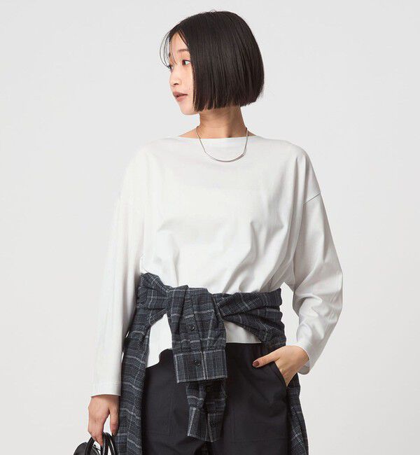 UNITED ARROWS green label relaxing「ポンチ ドルマン プルオーバー」|Tシャツ・カットソー|