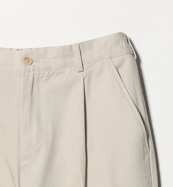 UNITED ARROWS green label relaxing「コットン チノ 1プリーツ W4 ワイドパンツ」|チノ|