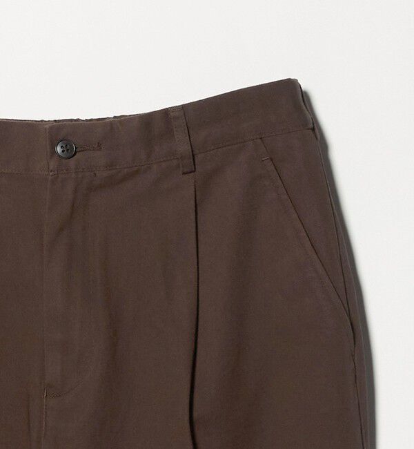 UNITED ARROWS green label relaxing「コットン チノ 1プリーツ W4 ワイドパンツ」|チノ|