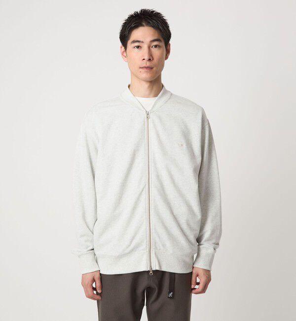 UNITED ARROWS green label relaxing「【別注】＜Champion＞スウェット ジップ リブ ブルゾン」|カーディガン|