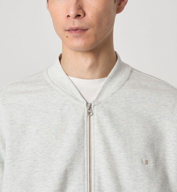 UNITED ARROWS green label relaxing「【別注】＜Champion＞スウェット ジップ リブ ブルゾン」|カーディガン|