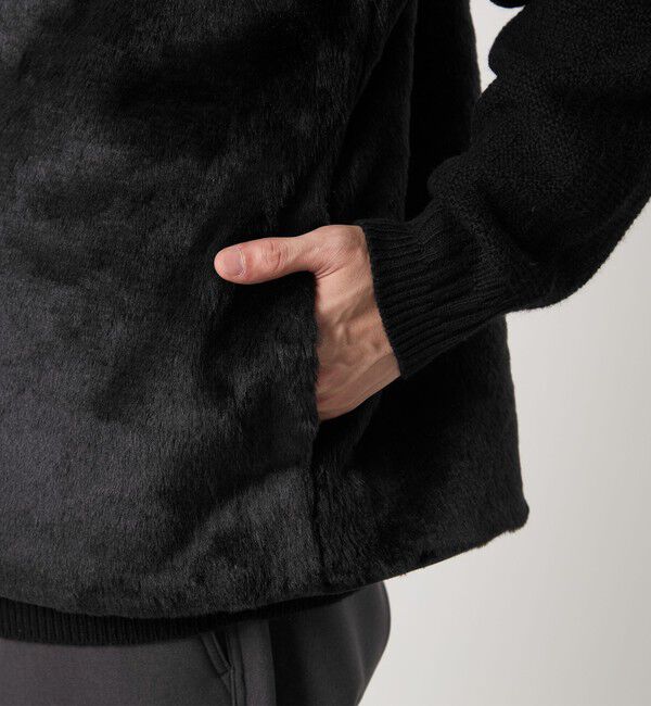 UNITED ARROWS green label relaxing「【別注】＜Barbour＞リバーシブル フェイクファー コーデュロイ ベスト」|その他|