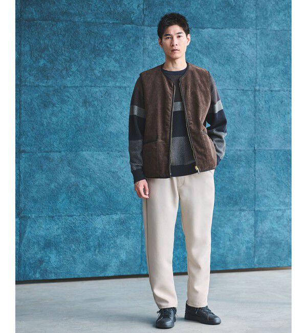 UNITED ARROWS green label relaxing「【別注】＜Barbour＞リバーシブル フェイクファー コーデュロイ ベスト」|その他|