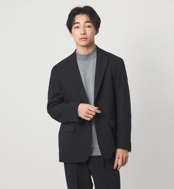 UNITED ARROWS green label relaxing「A+ PERTEX UNLIMITED 2B リラックス ジャケット -ストレッチ-」|テーラードジャケット|BLACK