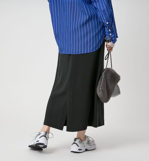 UNITED ARROWS green label relaxing「パウダリー ナロー スカート」|タイト|