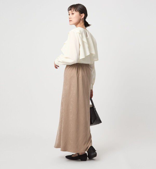 UNITED ARROWS green label relaxing「ケープ ロングスリーブ ブラウス」|シャツ・ブラウス|