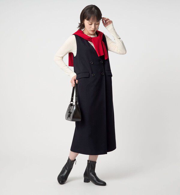 UNITED ARROWS green label relaxing「［size SHORTあり］ウールライク ジャンパースカート」|ジャンパースカート|