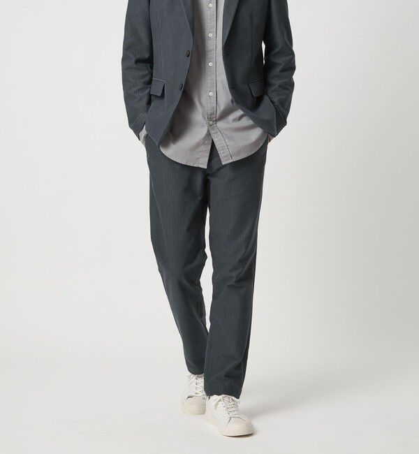 UNITED ARROWS green label relaxing「ピケ コーデュロイ ナロー ユーティリティパンツ イージーパンツ S1 -ストレッチ-」|その他|MD.GRAY